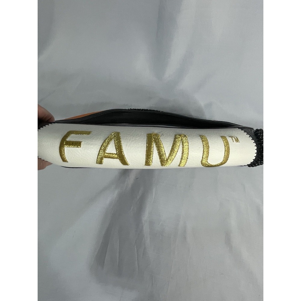 FAMU Steering Wheel Cover Leather Florida A&M Rattlers Tallahassee - PREOWNED - Picture 4 of 8